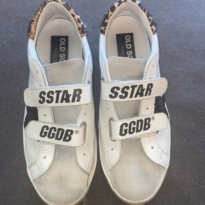 Golden goose sneakers - like new. Worn twice